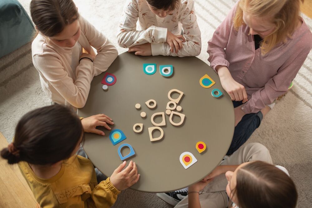 BS Toys 3 Shape Memo - Wooden Toy - Kids Game