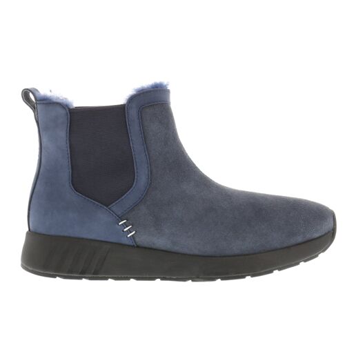 Mr. SNUG Chelsea, Navy on Black Sole