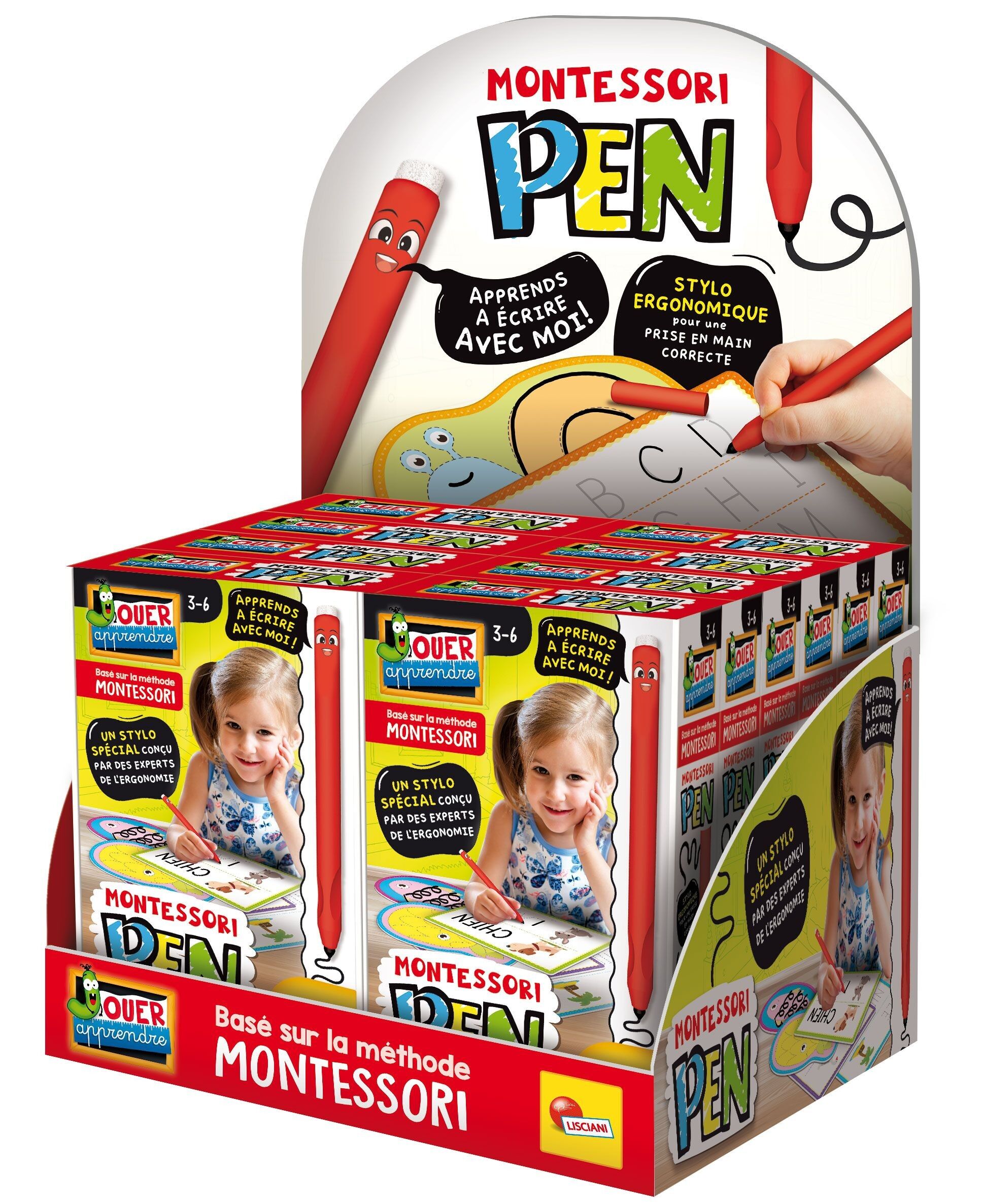Boîte à Couleurs Montessori Lisciani - Jeu éducatif Pour Enfants 1-4 Ans - Apprentissage Ludique