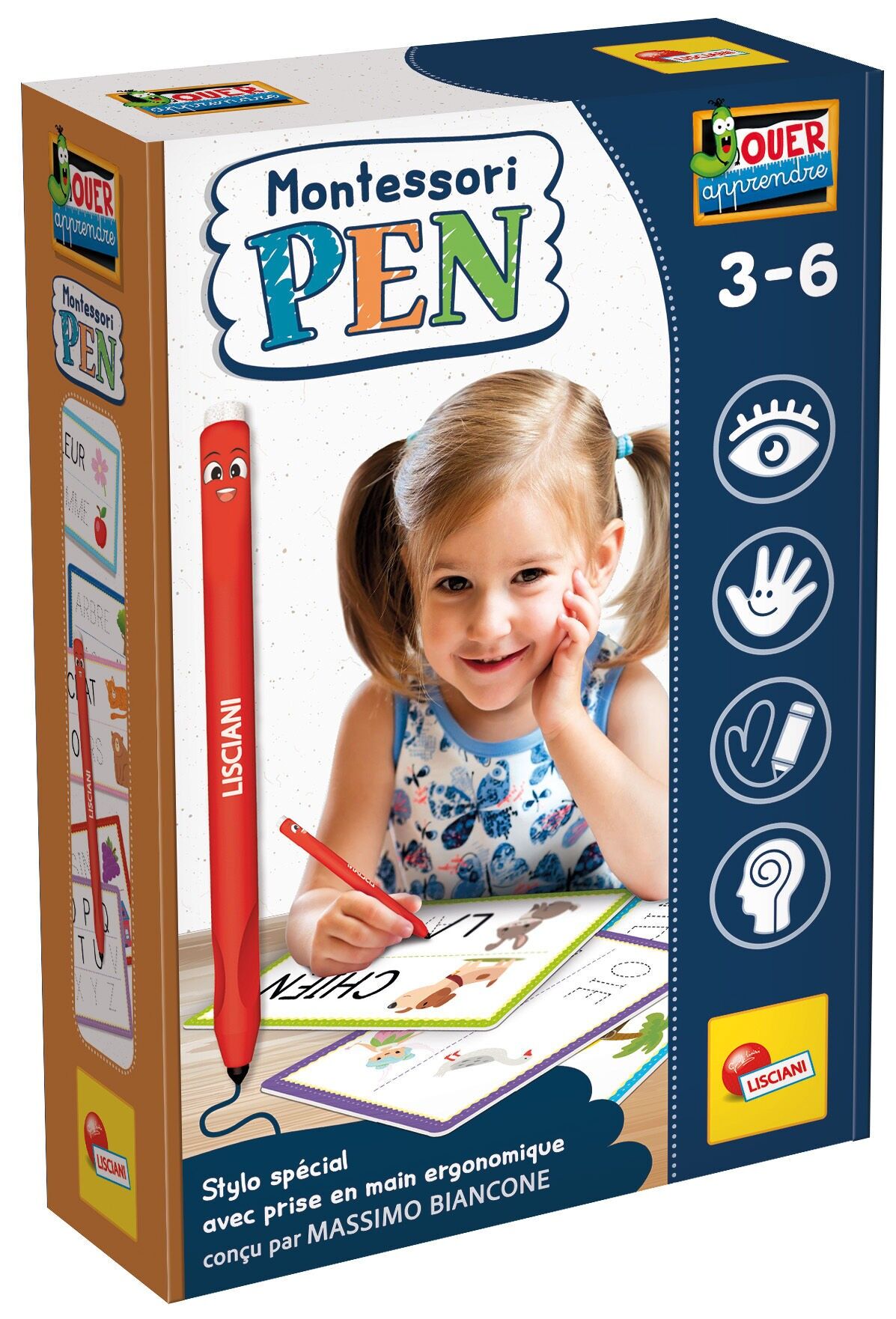 ESPOSITORE PENNA MONTESSORI PENNA ERGONOMICA + FOGLI
