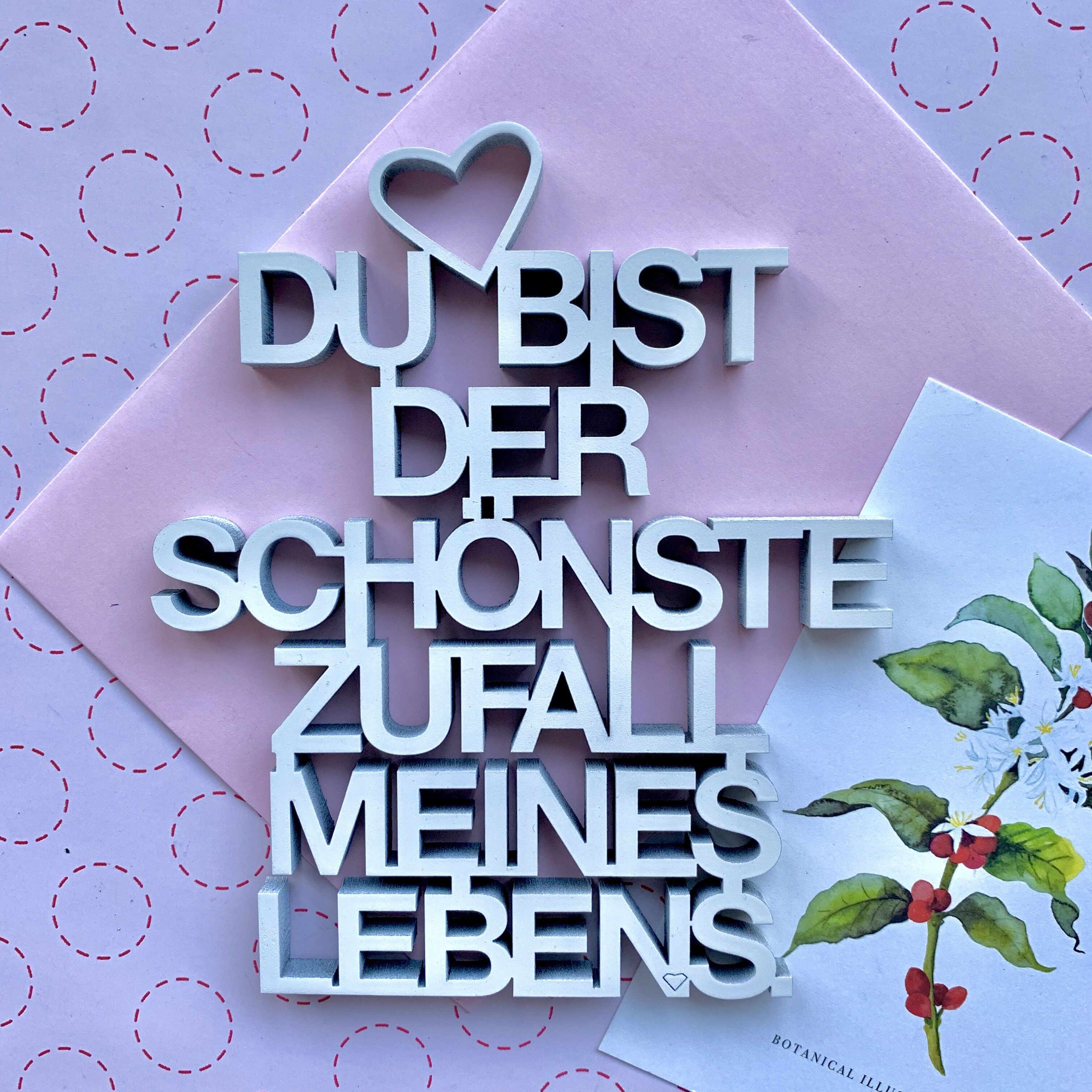 Du bist der schönste Zufall meines Lebens - Gr. M