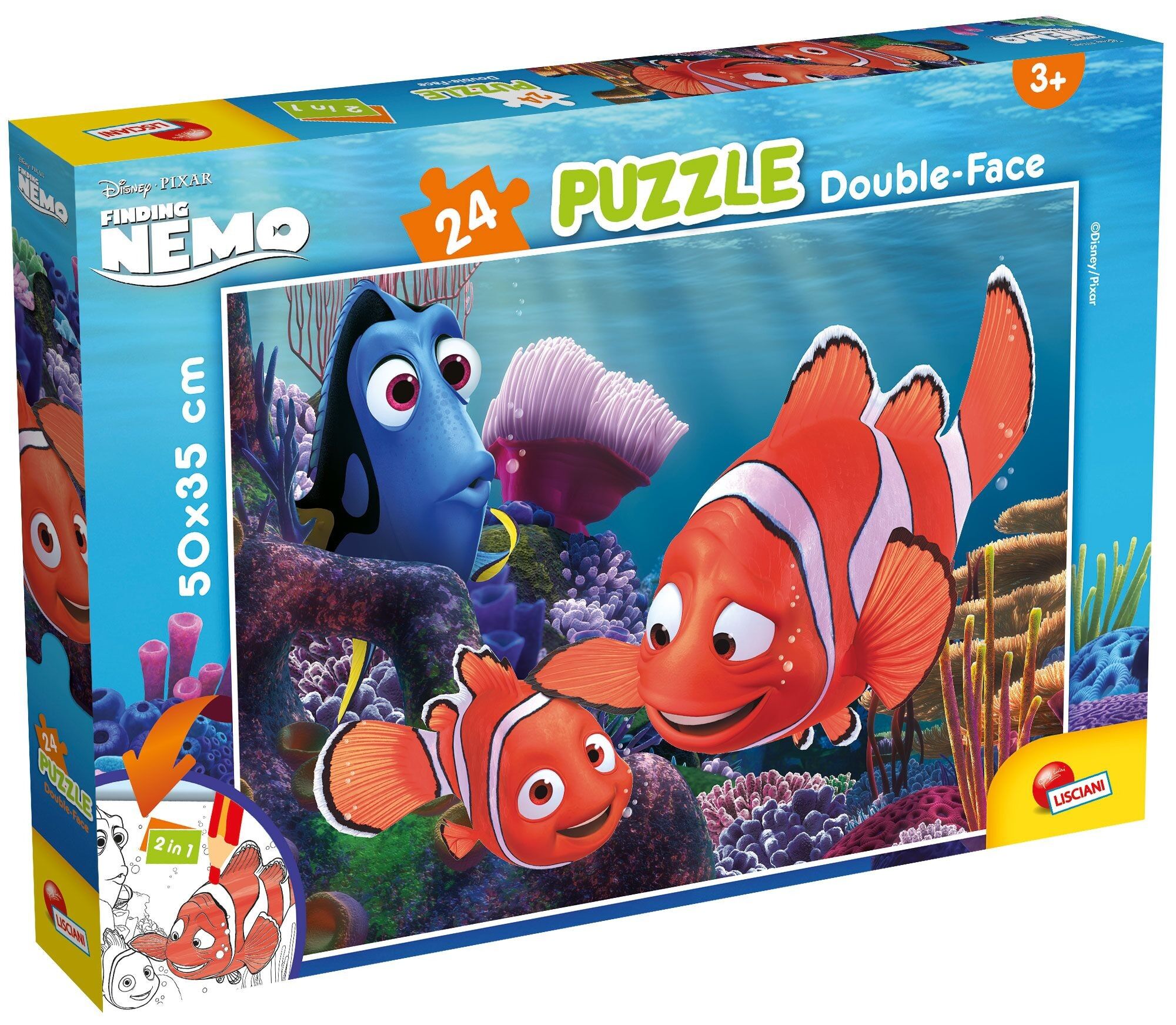 PUZZLE 24 PZ DOPPIA FACCIA PIÙ NEMO