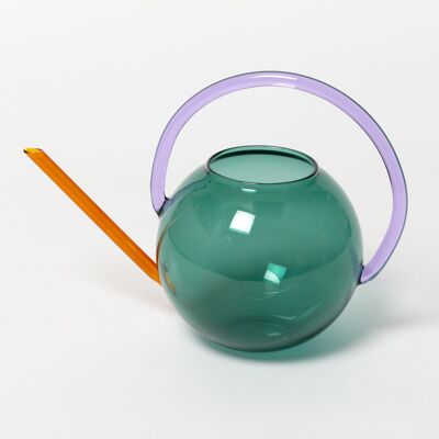 Arrosoir en verre Pablo - Bleu sarcelle / Lilas / Ambre