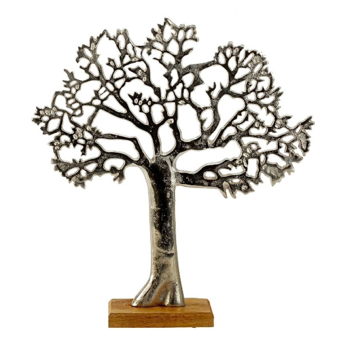 Albero genealogico su base in legno