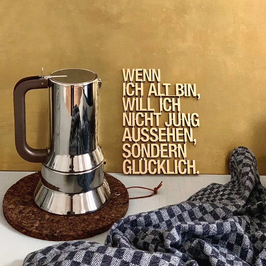 Wenn ich alt bin möchte ich nicht jung aussehen sondern glücklich - Gr. M