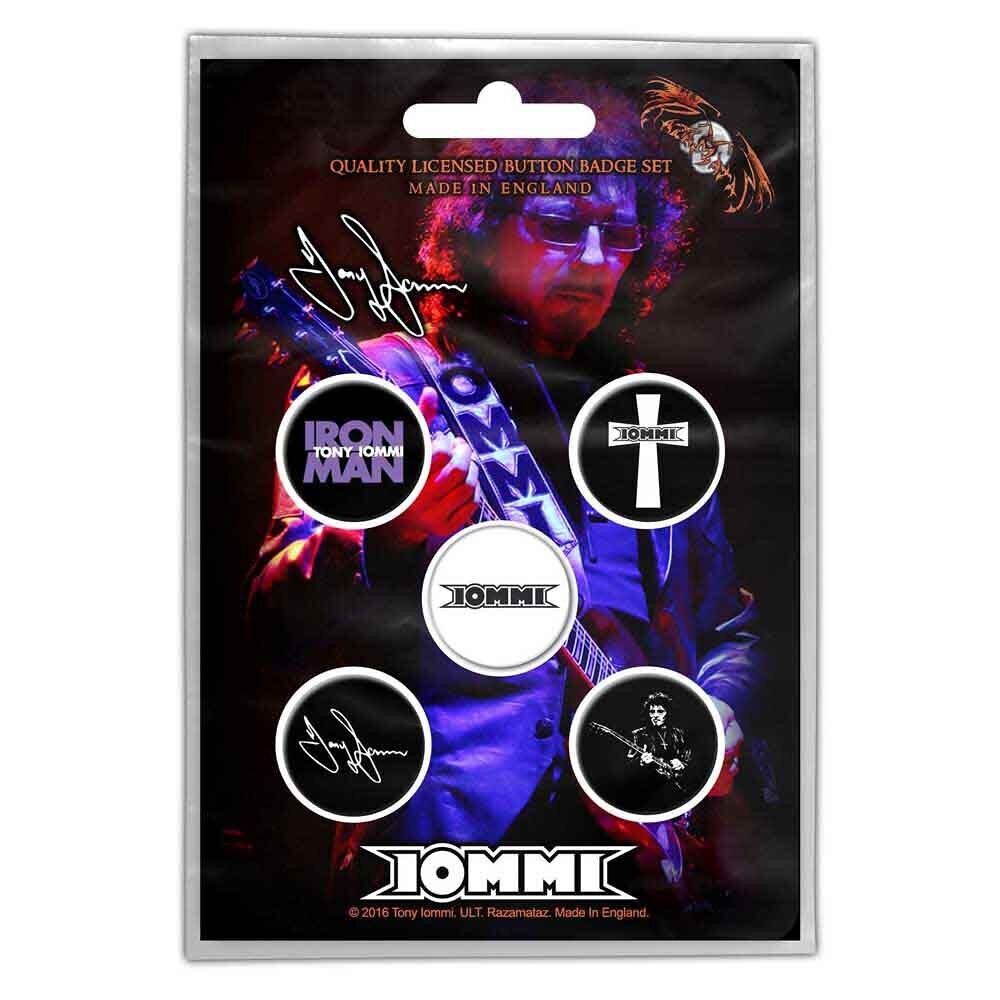 Tony Iommi Plastic Pin Badge - Iommi