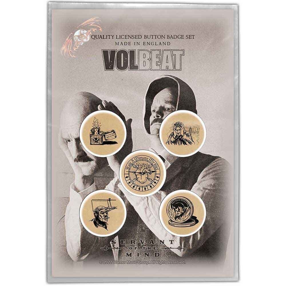 Plastik-Anstecker „Servant Of The Mind“ von Volbeat