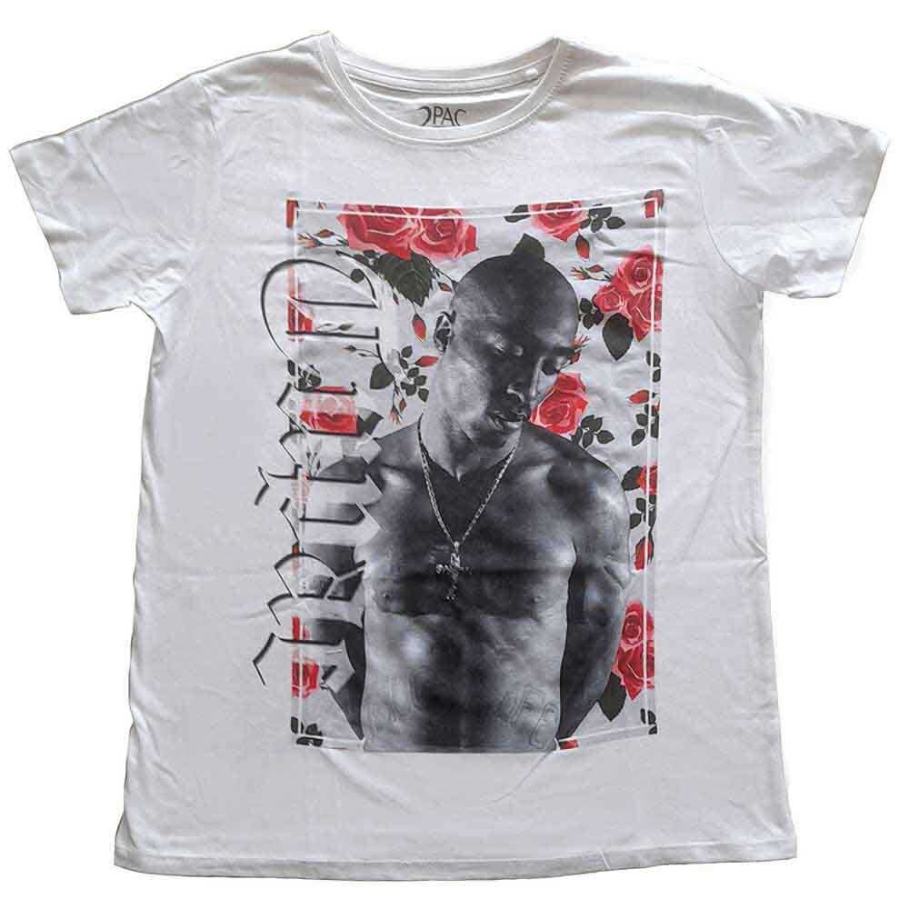 Tupac Damen T-Shirt - Blumen