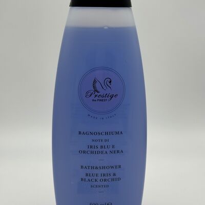 BAGNO SCHIUMA NOTE DI IRIS BLU E ORCHIDEA NERA 500 ML PRESTIGE