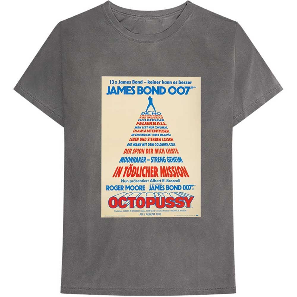 James Bond T-Shirt - Octopussy Deutsch Poster