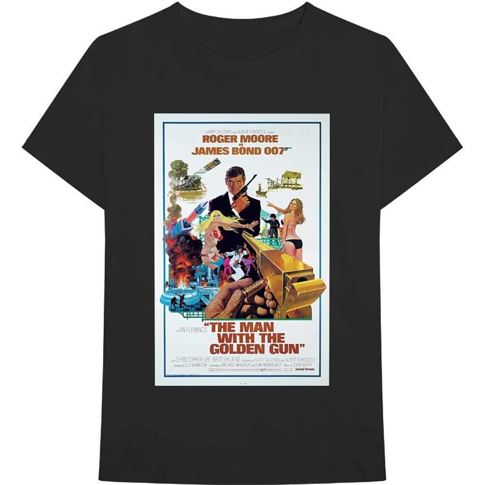 James Bond T-Shirt - Der Mann mit dem goldenen Colt Poster