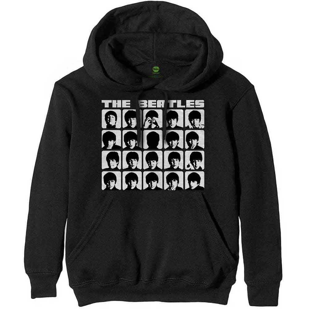 The Beatles Hoodie - Hard Days Night Faces Mono