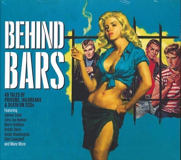 Johnny Cash, Lee Hazlewood, Marty Robbins, ecc.CD - Behind Bars: 40 Tales Of Prisons, Jailbreaks & Death (40 tracce) (2xCD) (deluxe 3 fold digipak)
