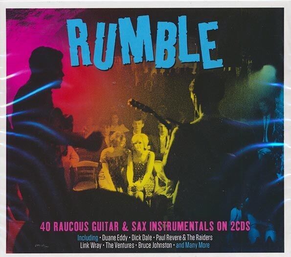 Link Wray, The Surfman, Dick Dale, The Ventures, ecc.CD - Rumble: 40 Raucous Guitar & Sax Instrumentals (40 tracce) (2xCD)