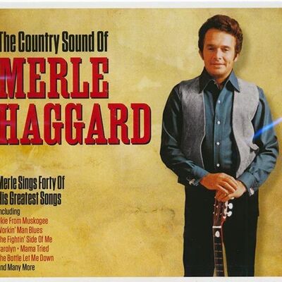 Merle Haggard CD - The Country Sounds Of Merle Haggard (40 tracce) (2xCD)