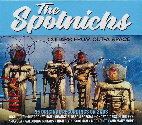 CD de The Spotnicks: Guitarras de Out A Space (35 temas) (2xCD)