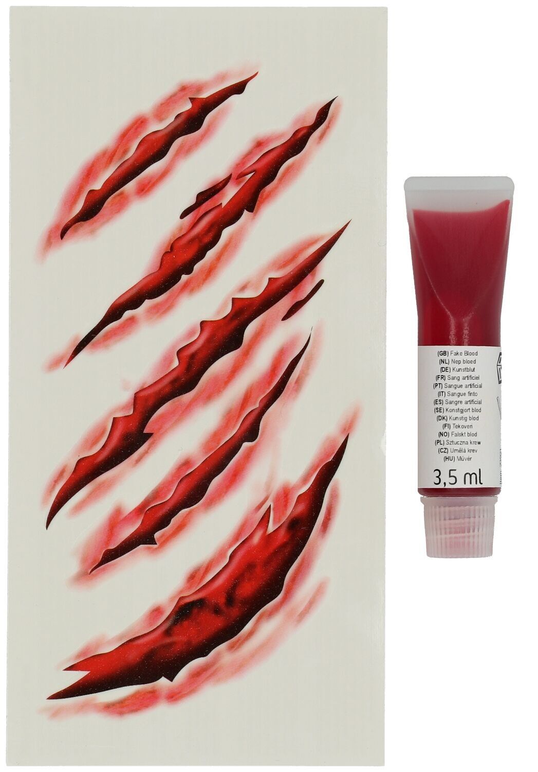 Set de pintura facial - Blood & Tattoo Set - Halloween