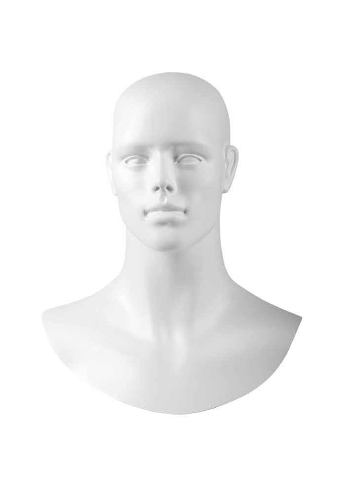 Gezeichneter, geformter Männerkopf - FLEXIBEL