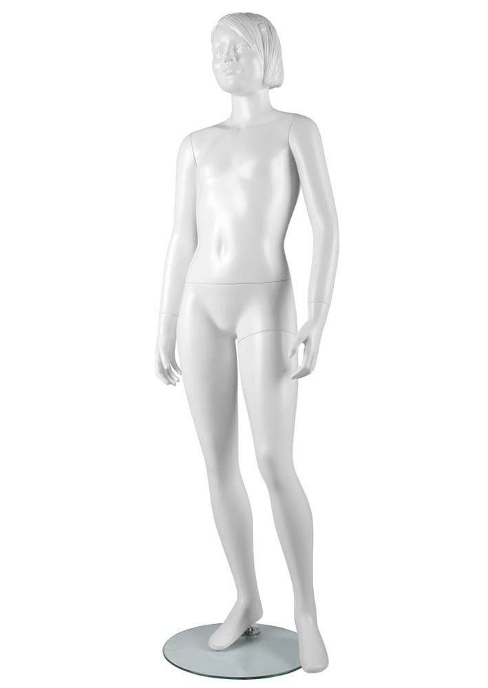 Schaufensterpuppe für 12-jähriges Mädchen mit modelliertem Kopf - KINDER