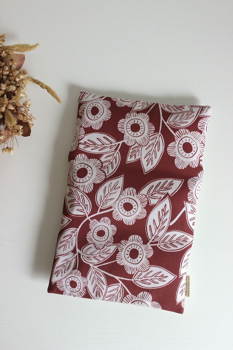 Borsa dell'acqua calda ai semi di lino secchi - Faye bordeaux