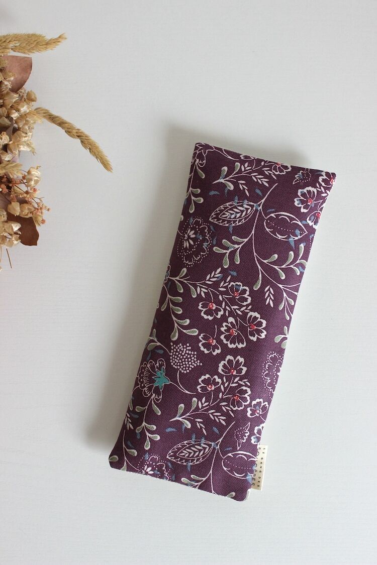 Cuscino relax per gli occhi - Cléa prugna