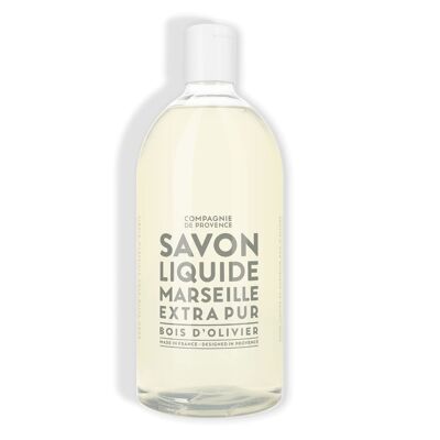 Recambio Jabón Líquido Marsella Madera de Olivo 1L