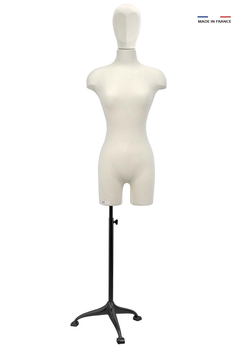 BUSTO COUTURE DA DONNA CON TESTA IN SCHIUMA