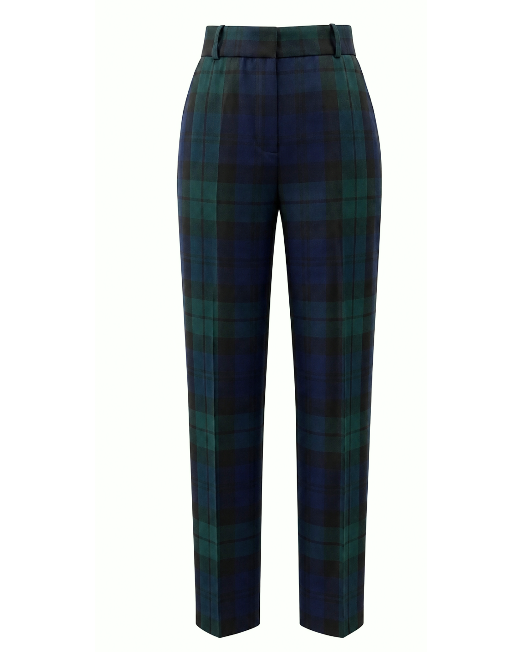 Peaky Tartan Green Trousers