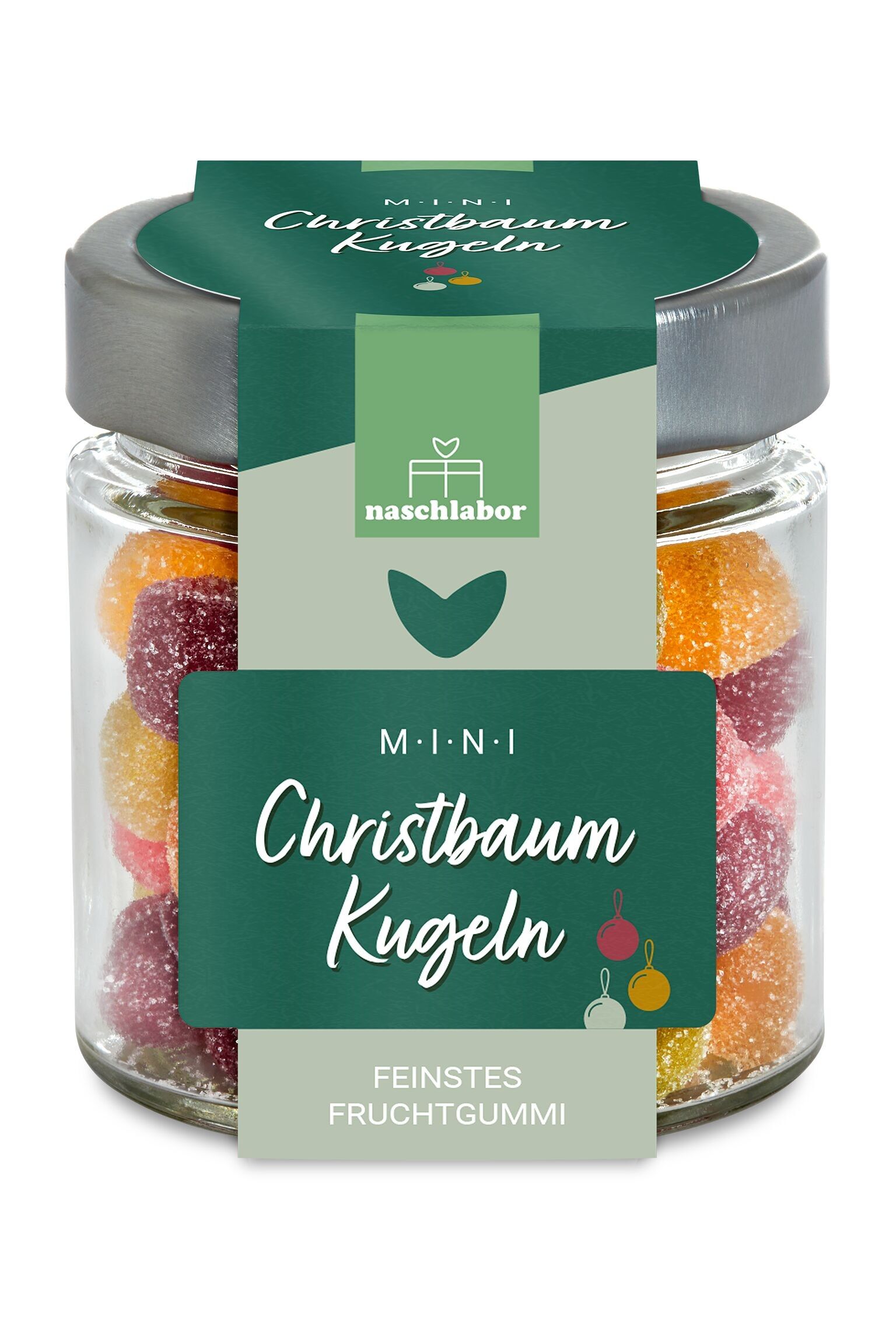 Palline per albero di Natale in gomma alla frutta 120g