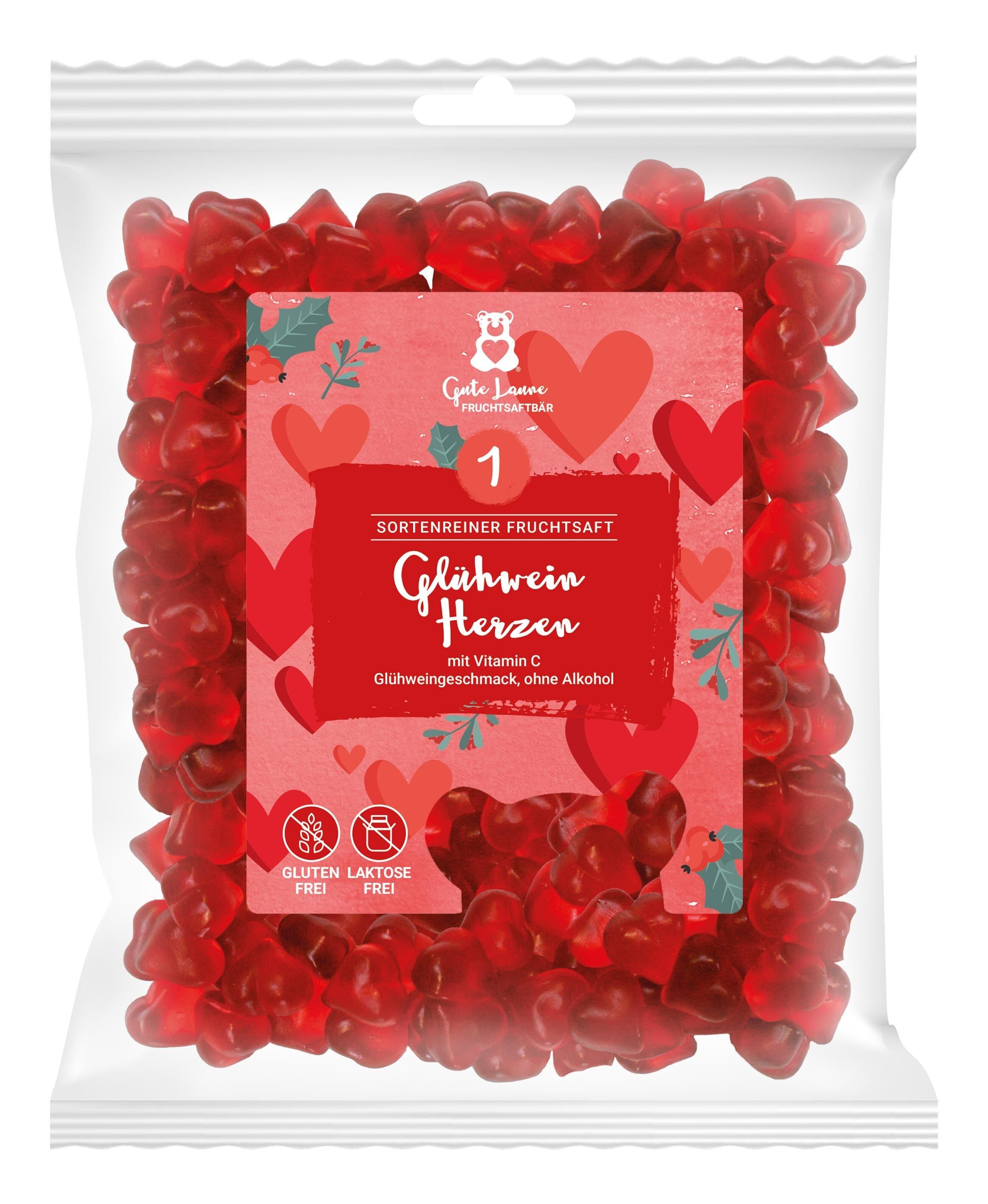 Mulled wine hearts 500g