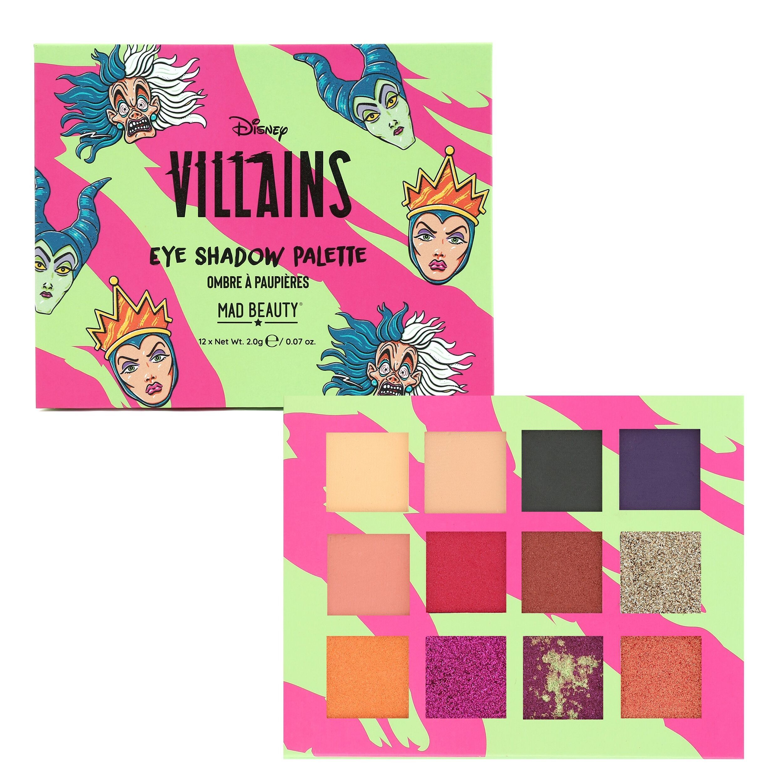 Mad Beauty Disney Wicked Villains Lidschattenpalette
