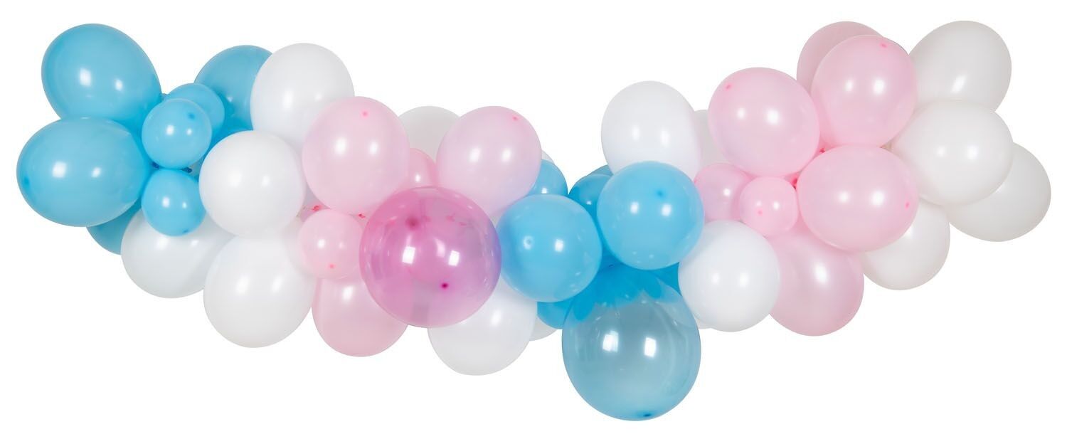 Guirlande de ballons - Garçon et Fille - 66 pièces