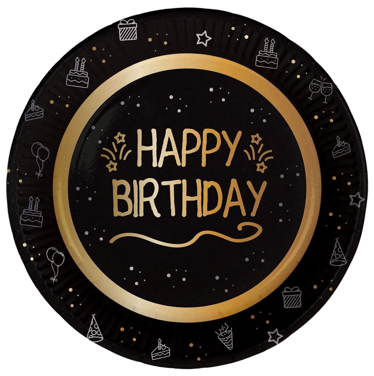 Piatti - Shining Glam - 23 cm - 8 pezzi