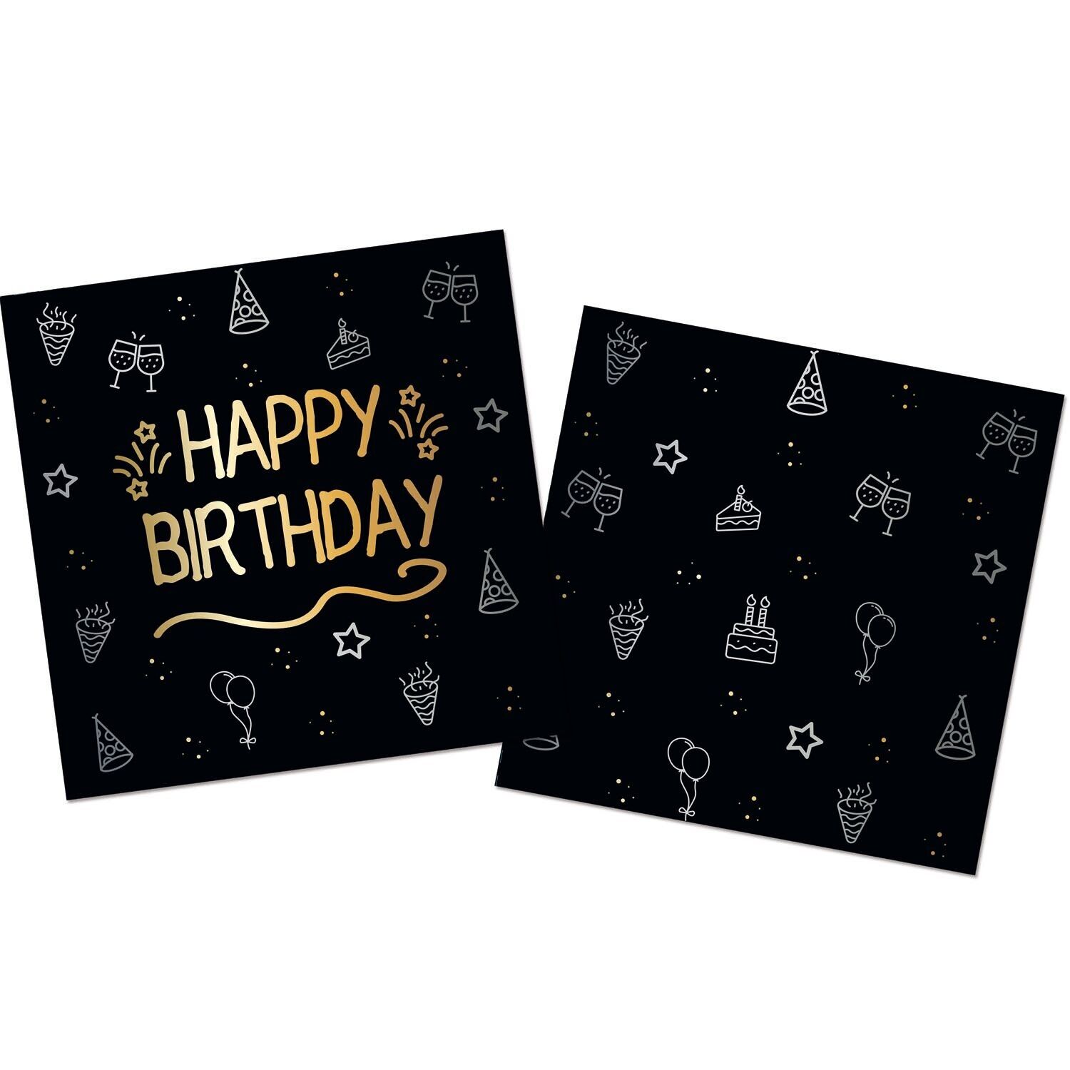 Tovaglioli - Shining Glam - 33 x 33 cm - 16 pezzi