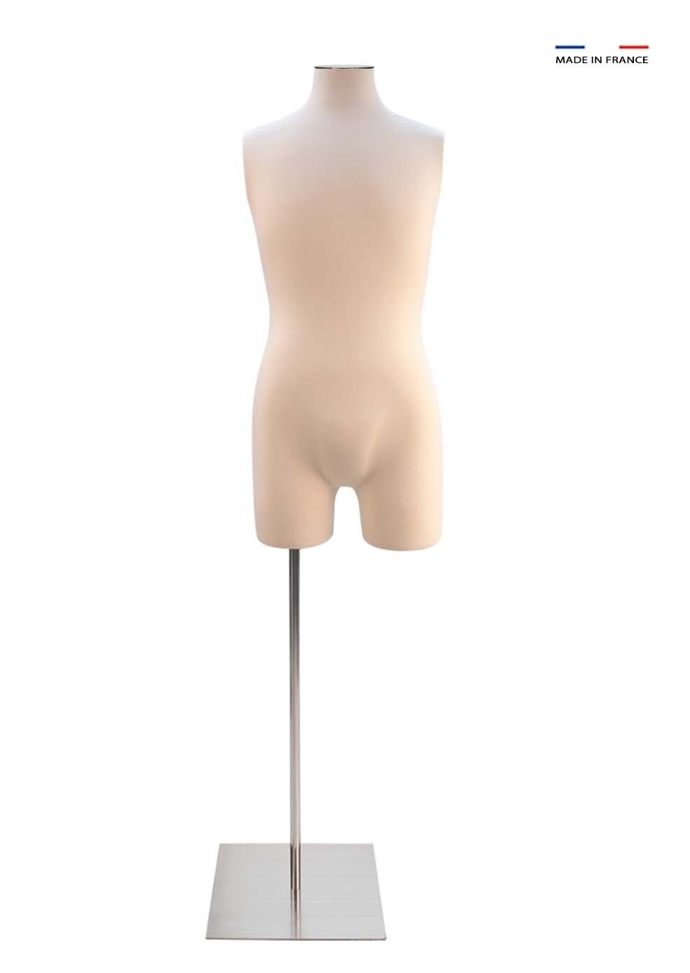 Busto uomo con inizio gambe in jersey beige - KIT n°25