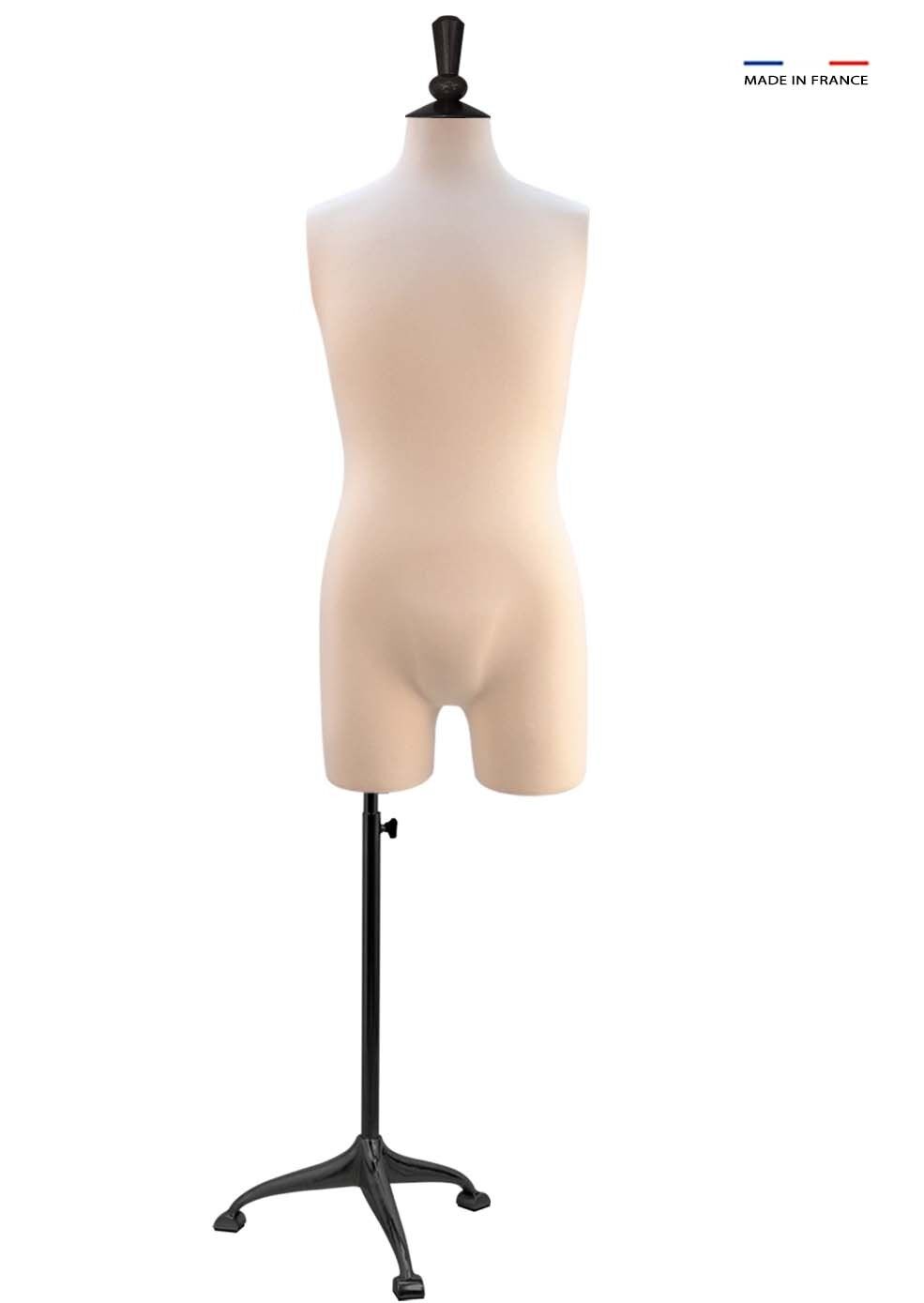 Kompletter männlicher Torso aus beigem Trikot – KIT Nr. 26