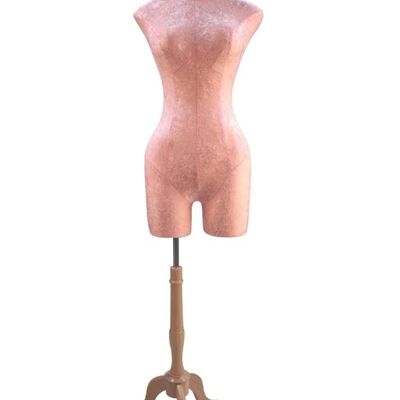 BUSTO PANTY PER LINGERIE DA DONNA CON PIEDE E MANICA