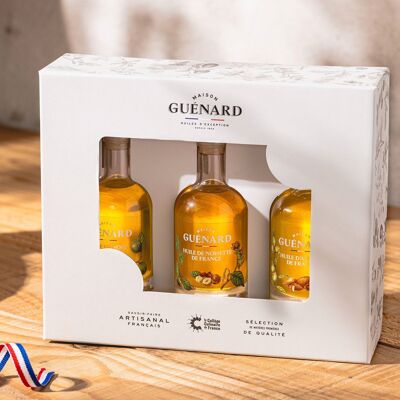 Scatola di oli - 100% francesi 3x9cL