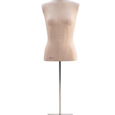 Busto de alta costura para niña de 14 a 16 años, en jersey beige - KIT n°33