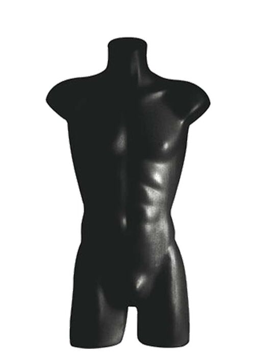 TORSO D'HOMME MUSCLÉ NOIR-SEUL