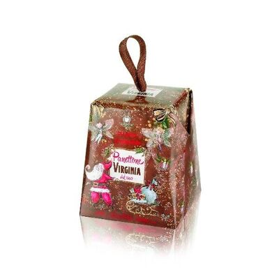 MINI PANETTONE NATALIZIO CON GOCCE DI CIOCCOLATO 100g - Scatola da 12 pz