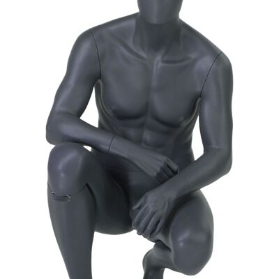 Mannequin homme accroupi - SPORT