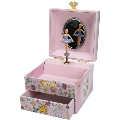 GICO Joyero musical infantil con cajón para niña Joyero bailarina - 92071