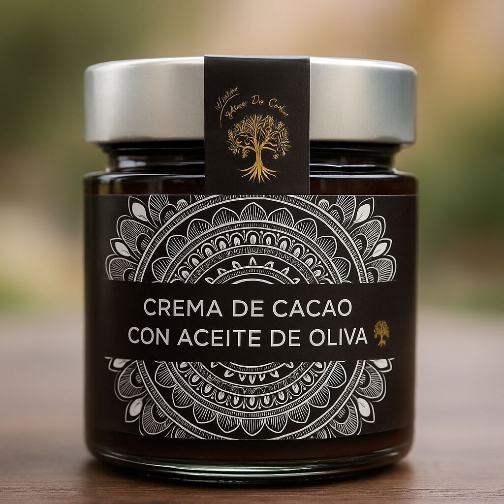 Cocoa and honey cream with olive oil