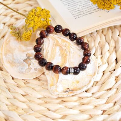 Bull's Eye Bracelet Round Beads 10 mm