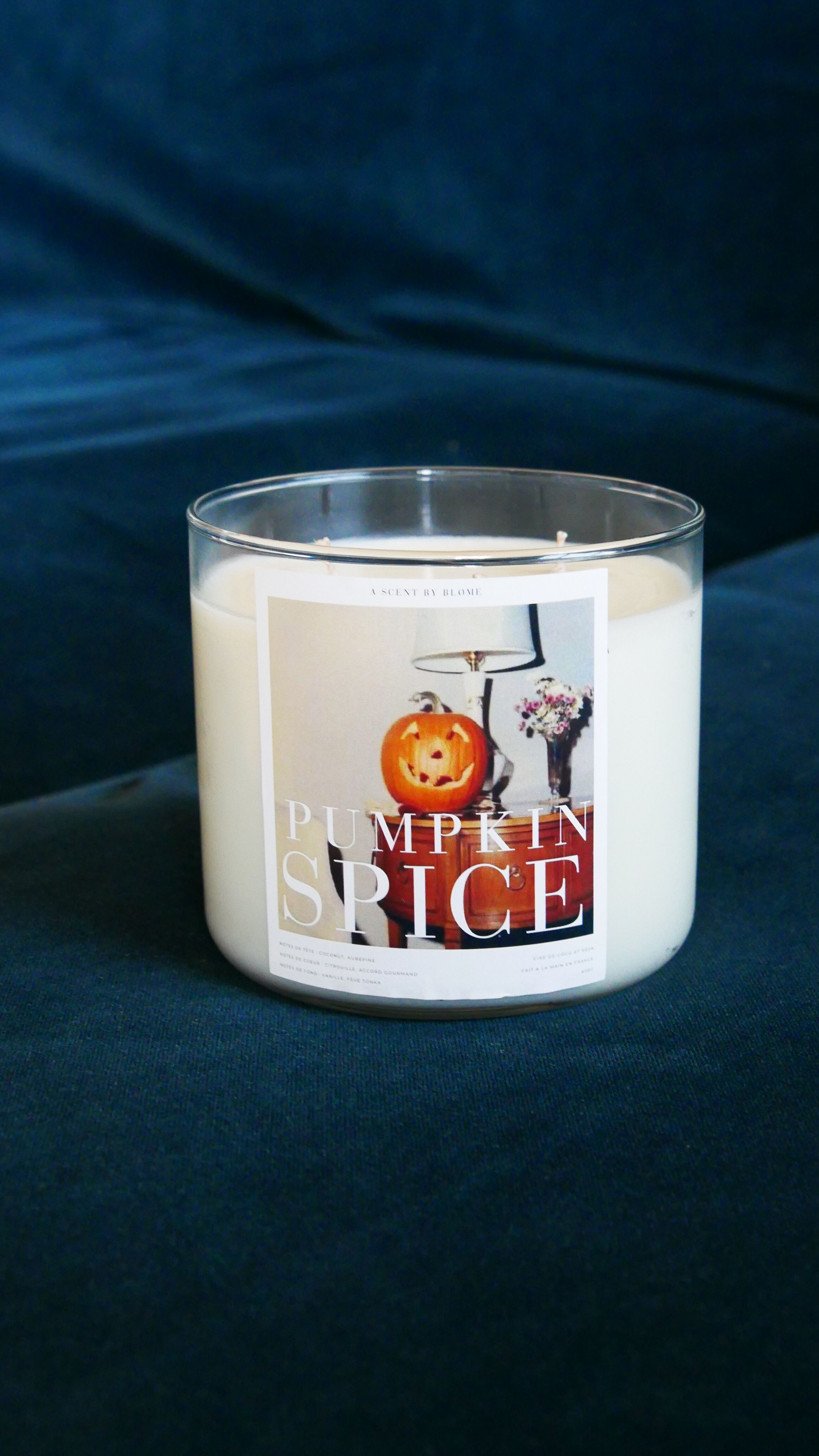 Pumpkin Spice Scented Handmade Candle
