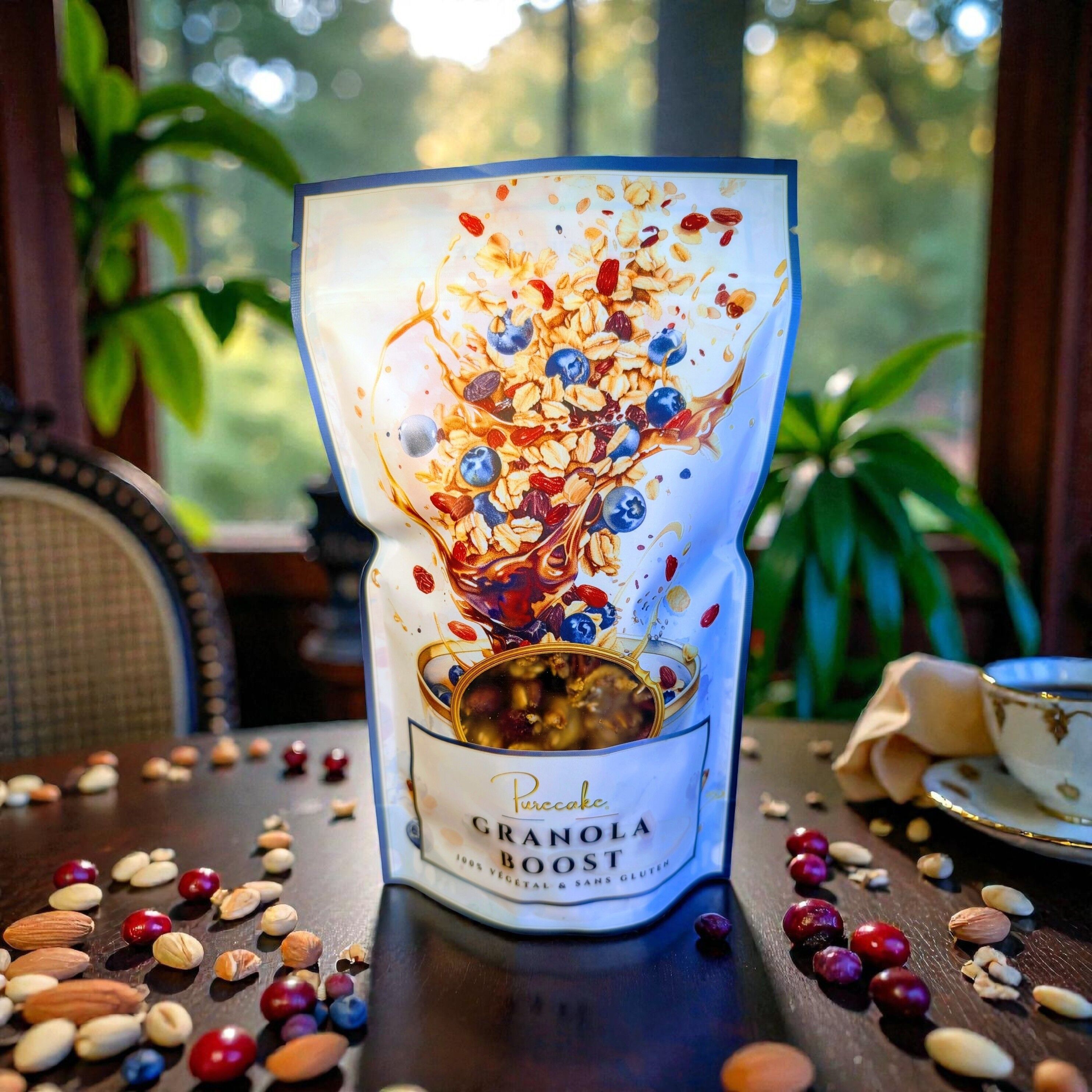 Granola Boost – 100% Vegan & Gluten-Free Gourmet Energy! 🌿✨