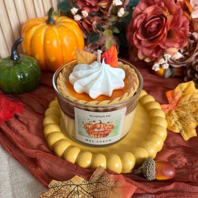 Pumpkin Pie Scented Gourmet Candle
