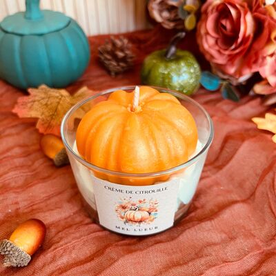 Bougie gourmande Crème de citrouille