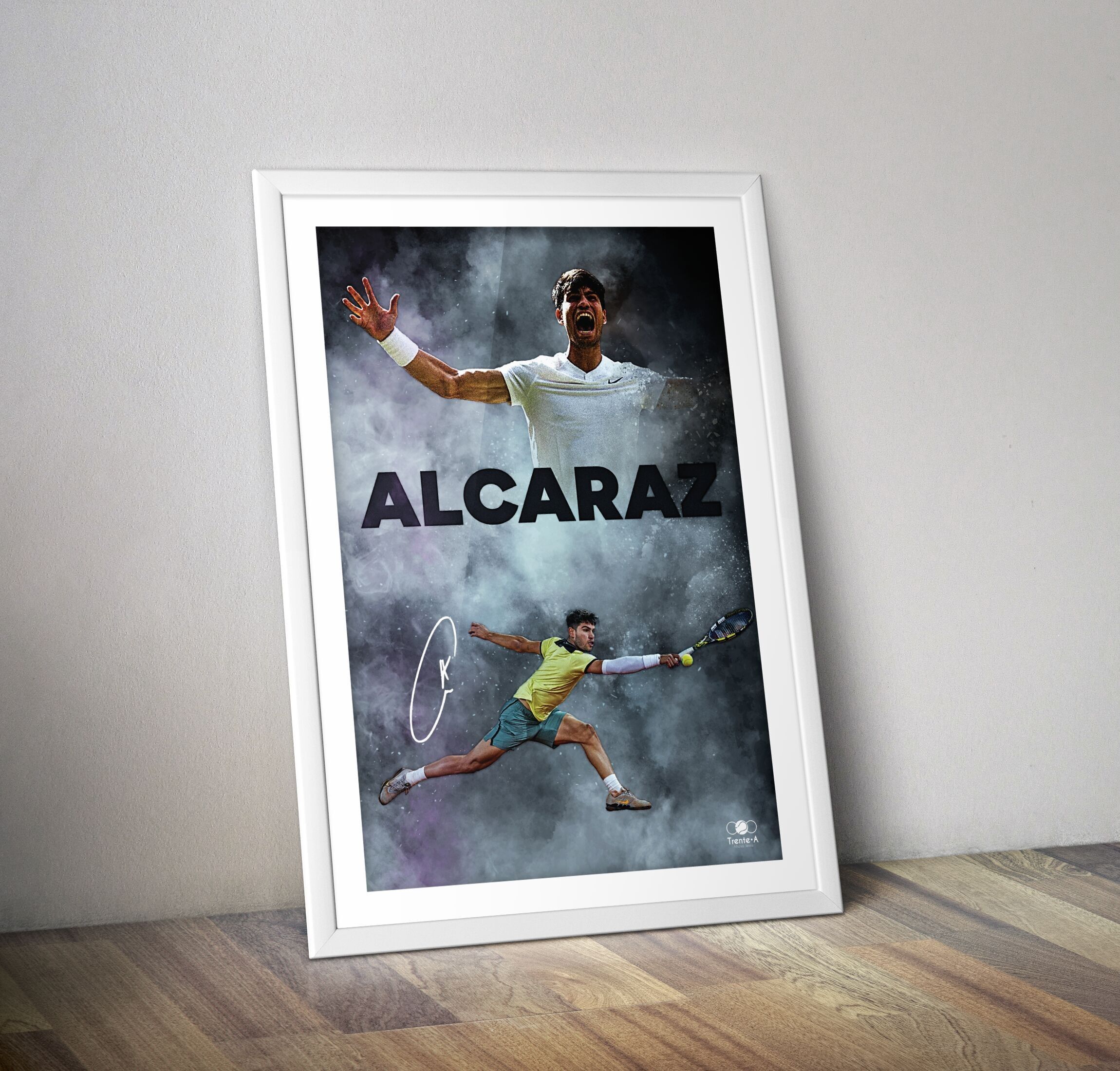 Carlos Alcaraz I Poster Tennisspieler-Poster